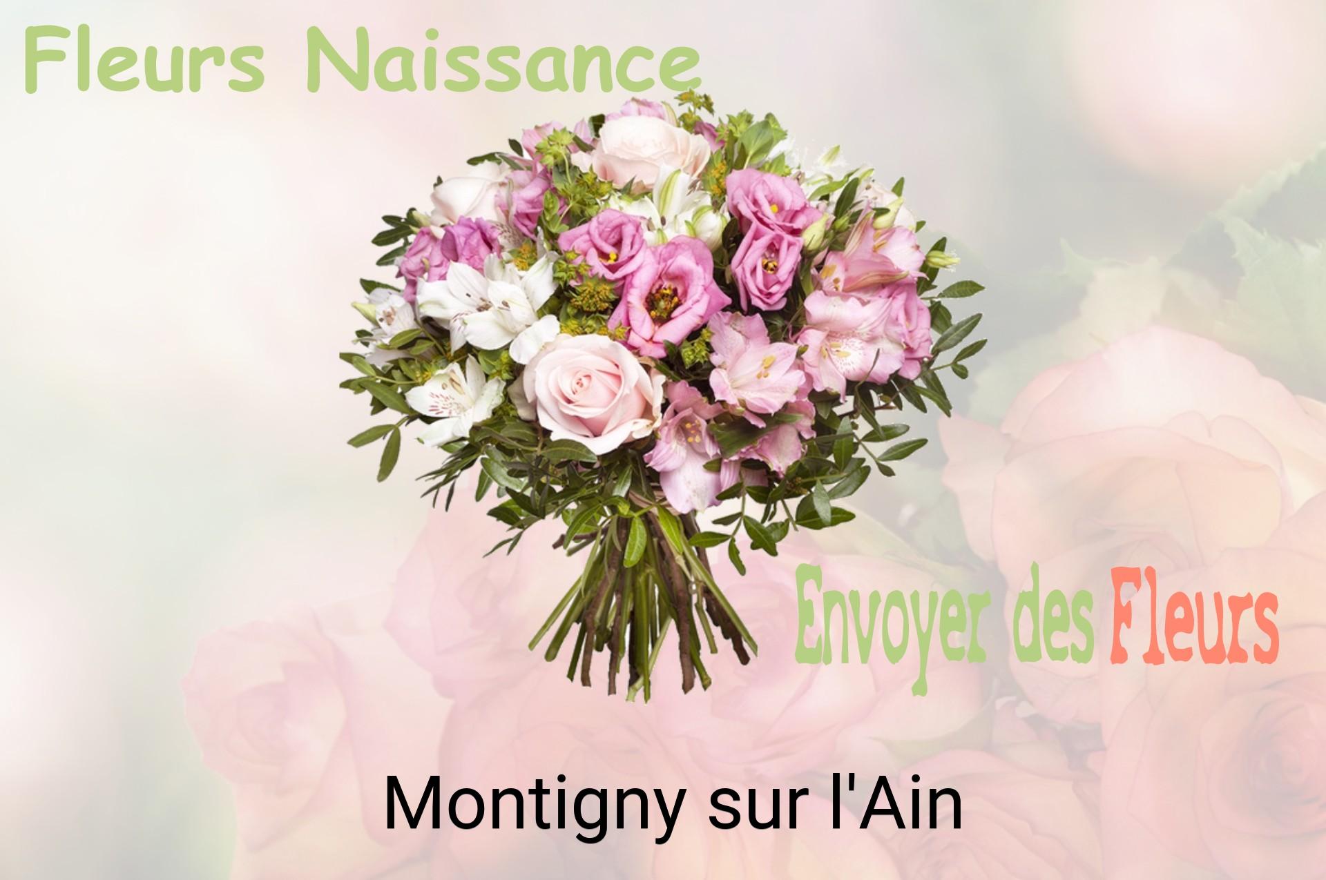 Bouquet de fleurs de naissance livré à Montigny-sur-l'Ain